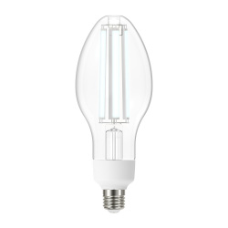 Tecnolite Foco LED 42LHBLED50MV360, Luz Blanco Frío, Base E27, 42W, 7500 Lúmenes, Transparente, Ahorro de 83% vs Foco Tradicional de 125W 