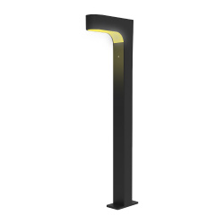 Tecnolite Lámpara LED Mini Poste Paika II, Exteriores, Luz Cálida Brillante, 5W, 185 Lúmenes, Negro, para Casa 