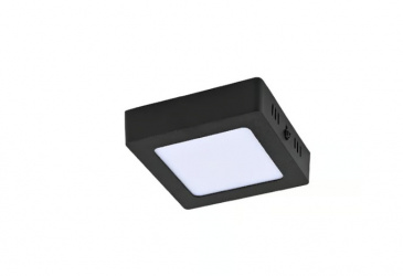 Tecnolite Lámpara LED Plafón para Sobreponer, Interiores, Luz Suave Cálida, 6W, 320 Lúmenes, Blanco/Negro, para Casa 