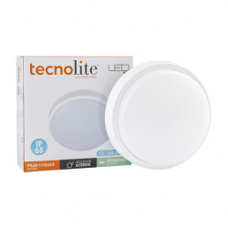 Tecnolite Lámpara LED para Techo Lacerta, Interiores, Luz de Día, 24W, 800 Lúmenes, Blanco, para Casa 