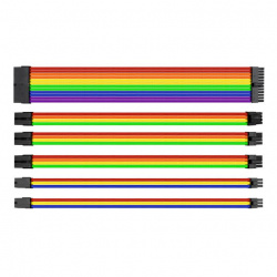 Thermaltake Cable de Poder ATX (24-pin) Macho, 30cm, Multicolor 