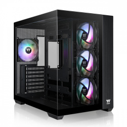 Gabinete Thermaltake View 380 TG ARGB, Midi-Tower, ATX/Micro-ATX/Mini-ITX, USB 3.0, sin Fuente, 4 Ventiladores Instalados, Negro 