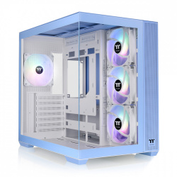 Gabinete Thermaltake View 380 TG ARGB, Midi-Tower, ATX/Micro-ATX/Mini-ITX, USB 3.0, sin Fuente, 4 Ventiladores Instalados, Azul 