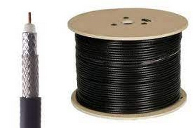 Times Microwave Bobina de Cable Coaxial, 305 Metros, Negro 