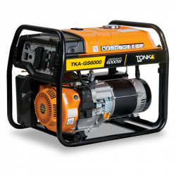 Tonka Generador de Gasolina TKA-GS6500, 6000W, 240V, 25 Litros, Negro/Amarillo 