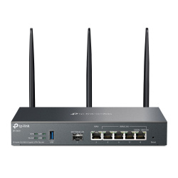 Router TP-Link Gigabit Ethernet Omada AX3000, Alámbrico, 2402 Mbit/s  2.4GHz, con 3 Antenas Externas de 3.4dBi 