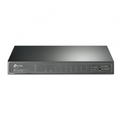 Switch TP-Link Gigabit Ethernet TL-SG2210P, 8 Puertos PoE 10/100/1000 + 2 Puertos SFP, 20 Gbit/s, 8.000 Entradas - Administrable 