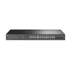 Switch TP-Link Gigabit Ethernet SG3428XPP-M2, 24 Puertos PoE+ 10/100/1000Mbps + 4 Puertos SFP+, 200 Gbit/s, 32.000 Entradas - Administrable 