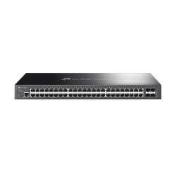 Switch TP-Link Gigabit Ethernet TL-SG3452, 48 Puertos 10/100/1000Mbps + 4 Puertos SFP, 104 Gbit/s, 16.000 Entradas - Administrable 