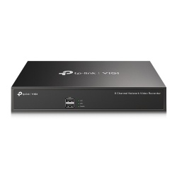 TP-Link NVR de 8 Canales VIGI NVR1008H para 1 Disco Duro, máx. 10TB, 2x USB 2.0, 1x RJ-45 