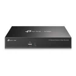 TP Link NVR de 16 Canales VIGI 16 para 1 Disco Duro, máx 10TB, 2x USB 2.0, 1x RJ-45 