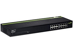 Switch Trendnet Fast Ethernet GREENnet TE100-S16G, 10/100Mbps, 3.2Gbit/s, 16 Puertos, 8192 Entradas - No Administrable 