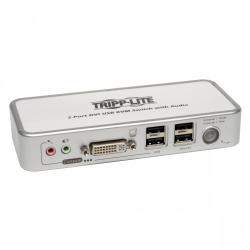 Tripp Lite by Eaton Switch KVM USB B004-DUA2-K-R, 2 Puertos 