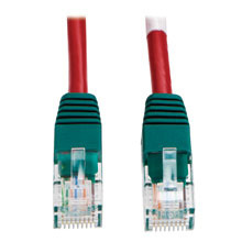 Tripp Lite by Eaton Cable Patch Cat5e UTP Moldeado RJ-45 Macho - RJ-45 Macho, 3.05 Metros, Rojo 