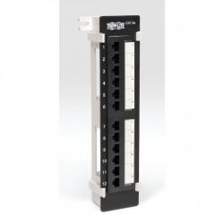 Tripp Lite by Eaton Panel de Conexiones Cat5e de 12 Puertos RJ-45, para Instalacion en Pared 