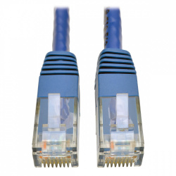 Tripp Lite by Eaton Cable Patch Cat5/5e/6 UTP Premium Moldeado RJ-45 Macho - RJ-45 Macho, 30cm, Azul 