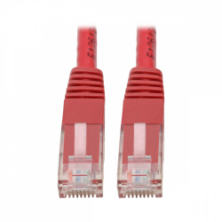 Tripp Lite by Eaton Cable Patch Cat5/5e/6 UTP Premium Moldeado RJ-45 Macho - RJ-45 Macho, 1.52 Metros, Rojo 