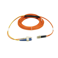 Tripp Lite by Eaton Cable Fibra Óptica 2x LC Macho - 2x SC Macho, 1 Metro, Naranja 