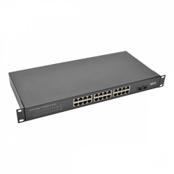Switch Tripp Lite by Eaton Gigabit Ethernet NG24, 24 Puertos 10/100/1000Mbps + 2 Puertos SFP, 52 Gbit/s - No Administrable 