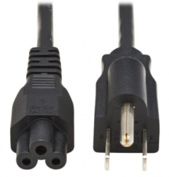 Tripp Lite by Eaton Cable de Poder NEMA 5-15P Macho - C5 Coupler Macho, 1.8 Metros, Negro 