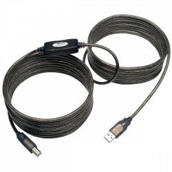 Tripp Lite by Eaton Cable USB 2.0 A Macho - USB 2.0 B Macho, 8 Metros, Negro 