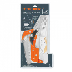 Cortador para Ramas Truper TR-82, 36cm, sin Mango, Acero, Negro/Naranja 