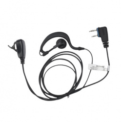 txPRO Auricular con Micrófono TXEHIS, Negro, para ICOM IC-F11/14/3021/3013/3103/3003/1100D/2100D 