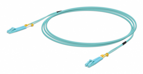 Ubiquiti Networks Cable Fibra Óptica Multimodo OM3 LC Macho - LC Macho, 50 µm, 3 Metros, Aguamarina 