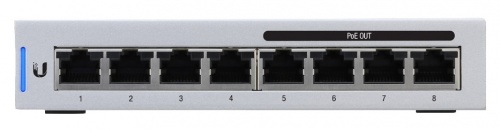 Switch Ubiquiti Networks Gigabit Ethernet UniFi Switch 8, 8 Puertos 10/100/1000Mbps, 16 Gbit/s - Administrable 