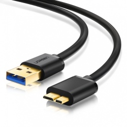 Ugreen Cable USB A Macho - Micro USB B Macho, 50cm, Negro 