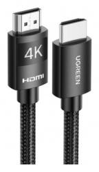 Ugreen Cable HDMI de Alta Velocidad, HDMI Macho - HDMI Macho, 4K, 60Hz, 3D, 2 Metros, Negro 