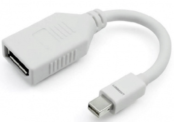 Ugreen Adaptador Mini DisplayPort Macho - DisplayPort Hembra, Blanco 