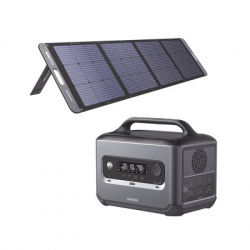 Ugreen Estación de Carga UGREEP-KIT1200W, 1200W, 1024Wh, 2x USB-C/USB-A, 3x Salidas DC, 6x Salidas AC, Gris 