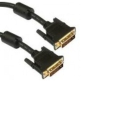 Unirise Cable DVI-D Macho - DVI-D Macho, 4.6 Metros, Negro 