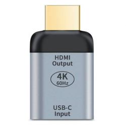 Urban Balance Adaptador HDMI Macho - USB C Hembra, Plata 