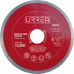 Urrea Disco de Diamante DDEC45, 4-1/2