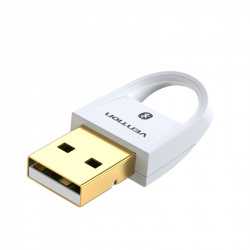 Vention Adaptador/Receptor Bluetooth 5.0, USB, Blanco 