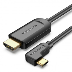 Vention Adaptador USB-C Macho - HDMI Macho, Negro 