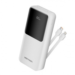 Cargador Portátil Vention con Pantalla VT-FHPW0, 20.000mAh, Blanco 