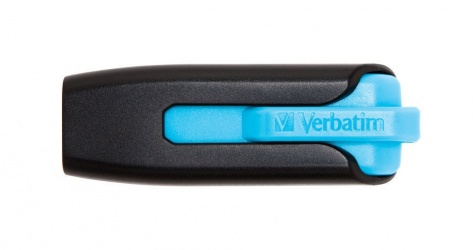 Memoria USB Verbatim Store ‘n’ Go V3, 16GB, USB 3.0, Negro/Azul 