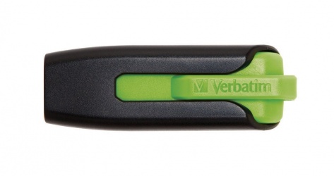 Memoria USB Verbatim V3, 16GB, USB 3.0, Negro/Verde 