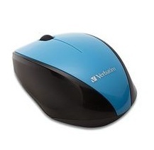 Mouse Verbatim Óptico Multi-Trac LED Azul, Inalámbrico, Azul 