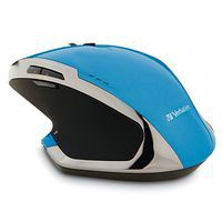 Mouse Ergonómico Verbatim Deluxe, Inalámbrico, USB, 1600 DPI, Azul 