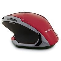 Mouse Verbatim Óptico Deluxe, Inalámbrico, USB, 1600DPI, Rojo 