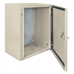 Volteck Gabinete Metálico para Pared 46383, 30 x 40cm, Crema 