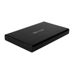 ﻿Vorago Gabinete de Disco Duro HDD-202 2.5'', SATA, USB-C 3.1, Negro 