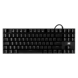 Teclado Gamer Vorago KB-600 RGB TKL, Teclado Mecánico, Alámbrico, Negro (Español) 