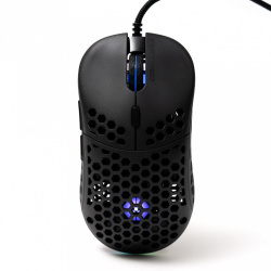 ﻿Mouse Gamer Vortred Óptico Litebee, Alámbrico, USB, 12.800DPI, Negro 