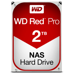 Disco Duro para NAS Western Digital WD Red Pro 3.5'' de 8 a 16 Bahías, 2TB, SATA III, 6 Gbit/s, 7200RPM, 64MB Cache 