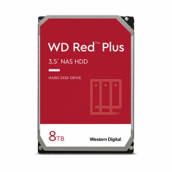 Disco Duro para NAS Western Digital WD Red Plus 3.5'', 8TB, SATA, 6 Gbit/s, 5640RPM, 256MB Cache 